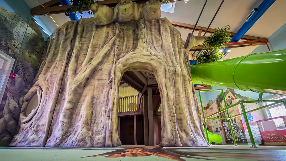 Sculpted tree structure, Exploration Station
