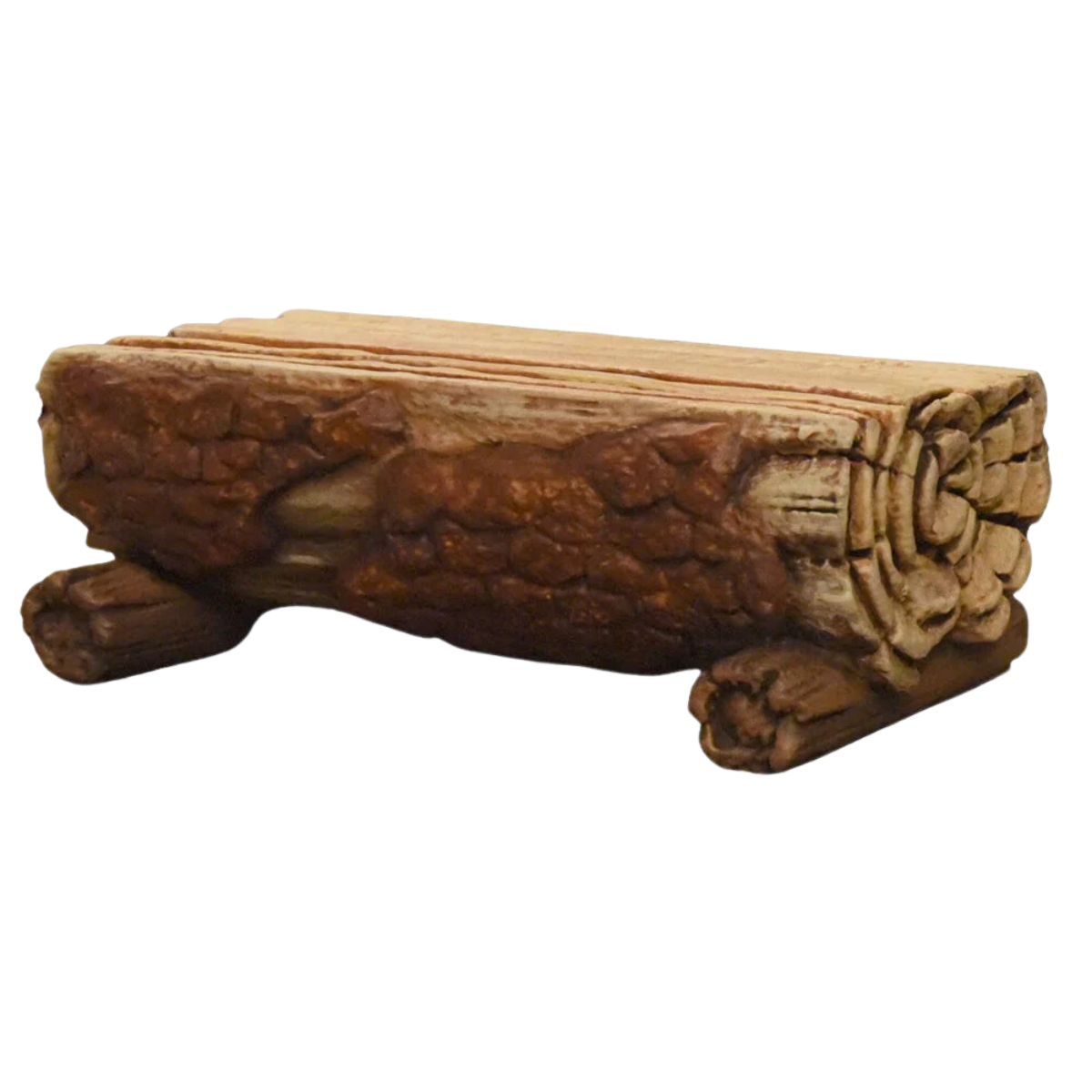 Sculpted Split Log Seating