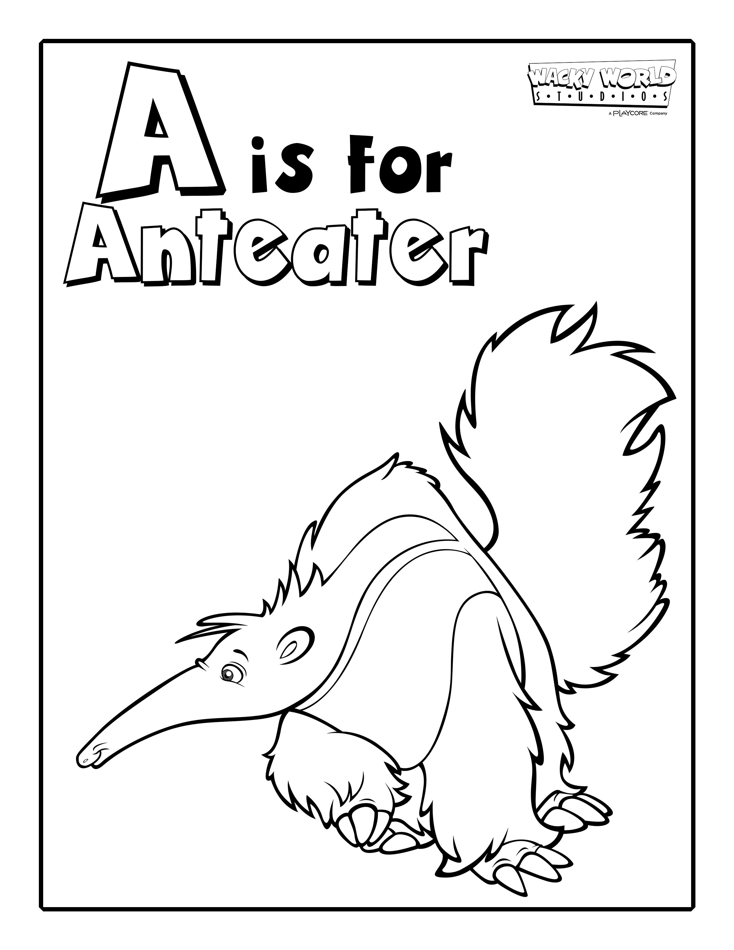 A is for Anteater