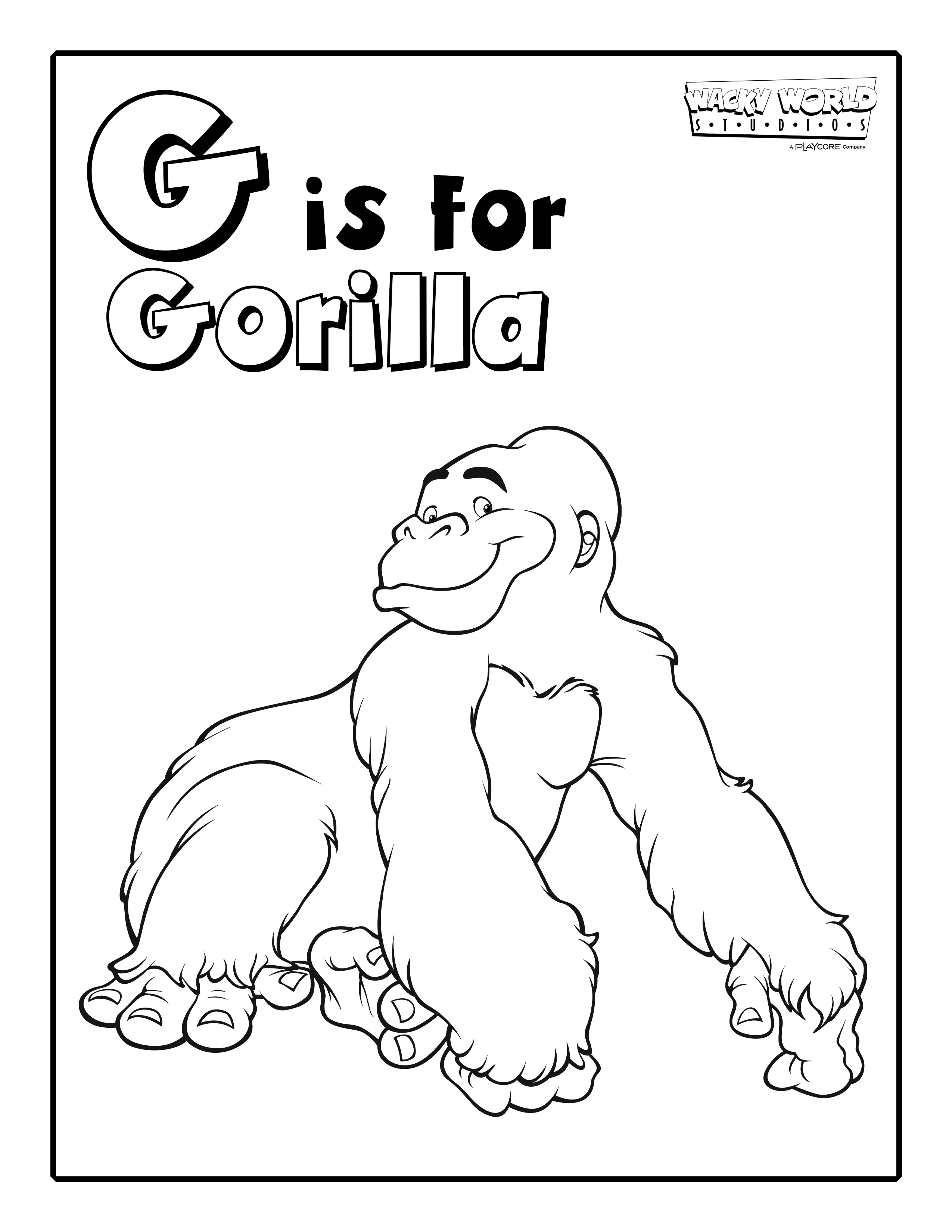 G is for Gorilla
