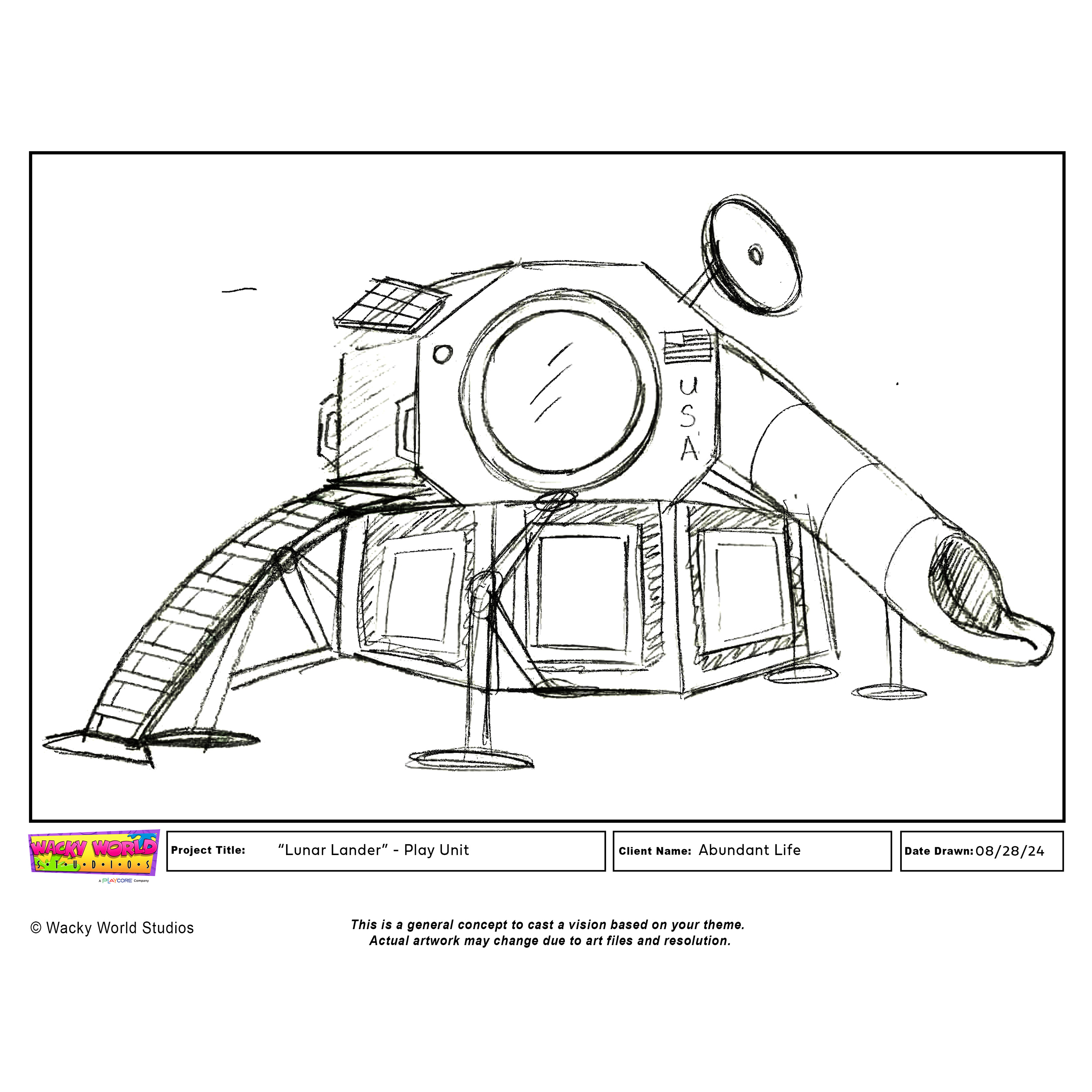 Lunar Lander concept art