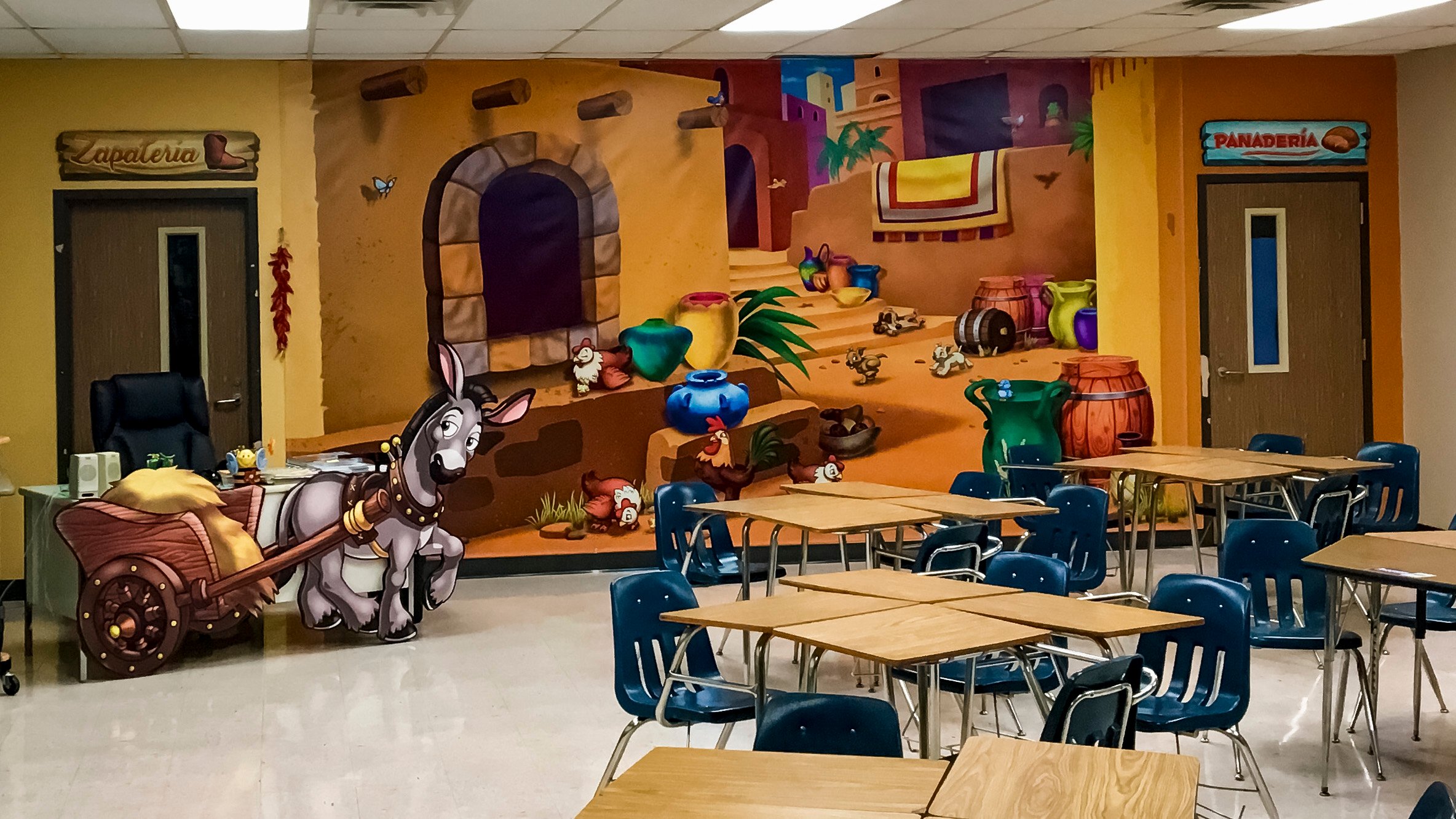 MexicanMural_spanishclassroom