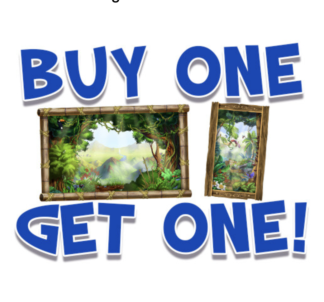 Wild Expeditions BOGO Small Framed Murals