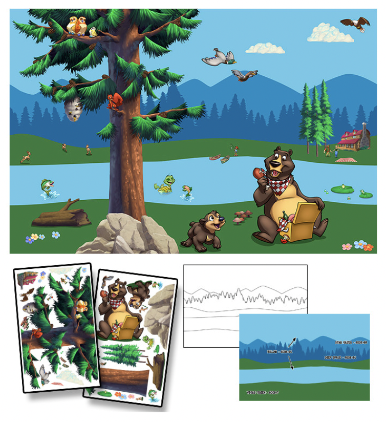 Forest Mural Kit 