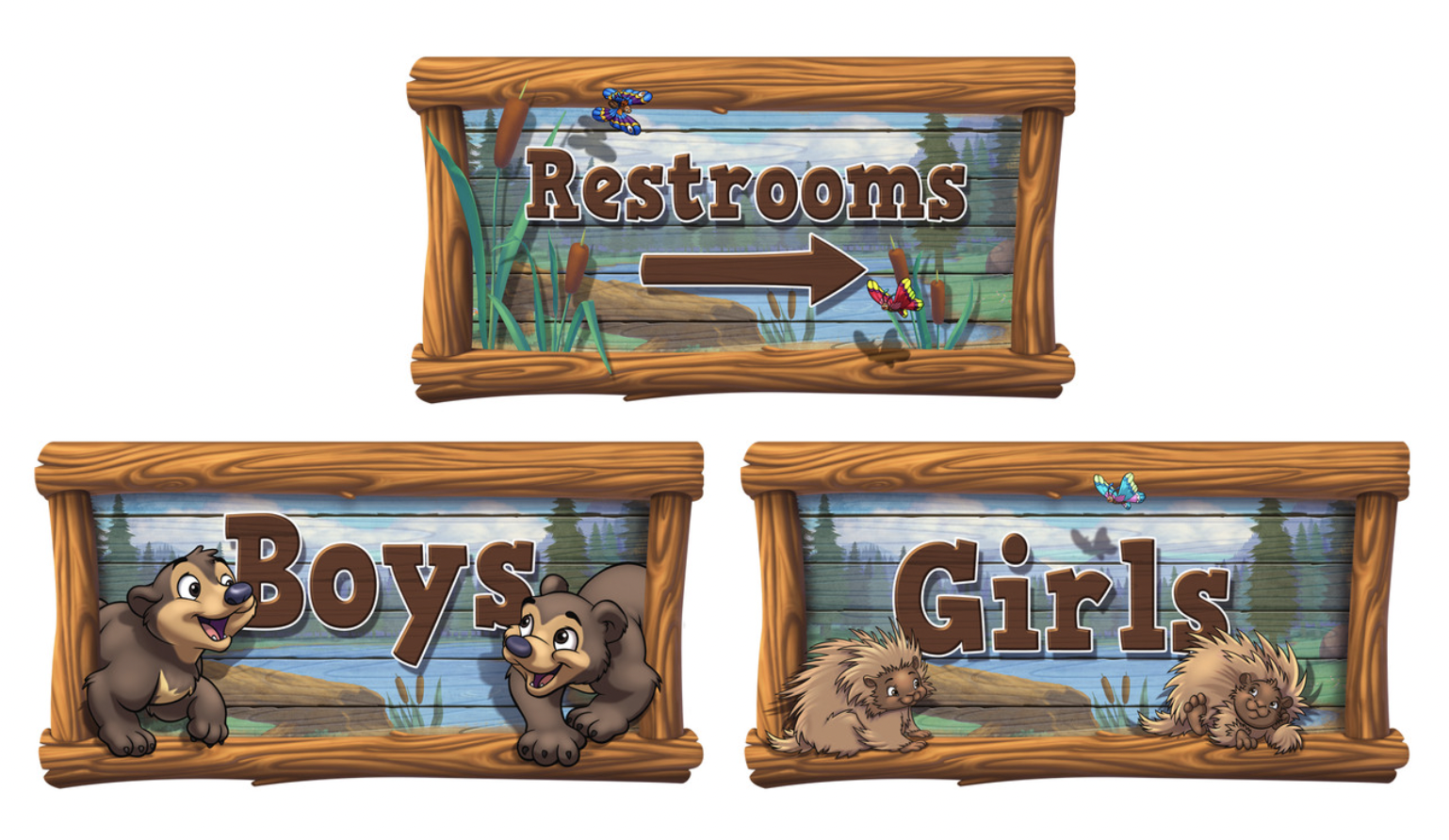 Camping Signage
