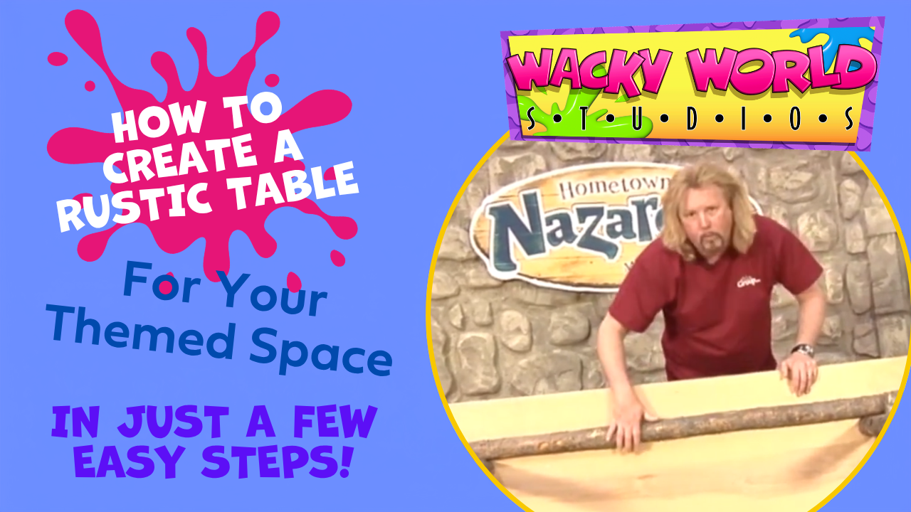 VBS Decorating Tips Rustic Table