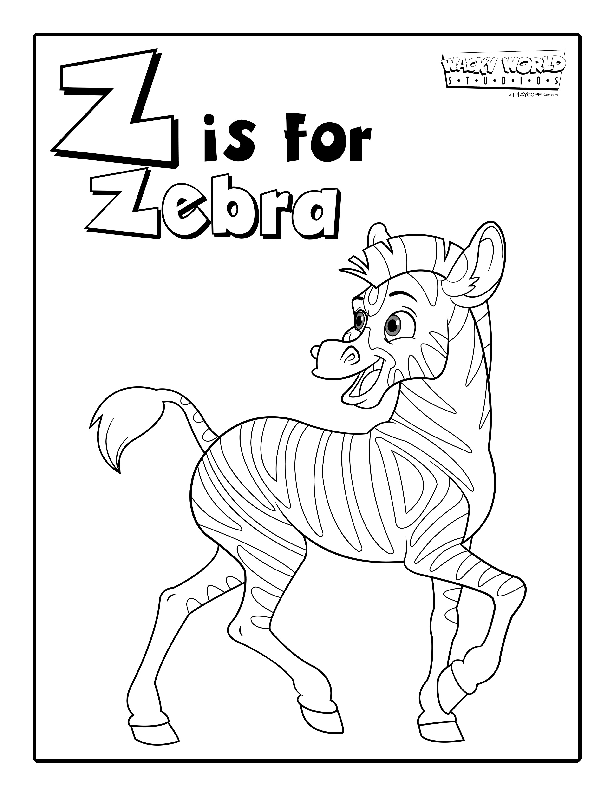 Z is for Zebra